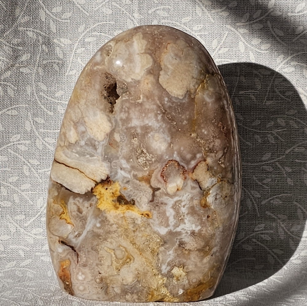 Flower Agate Crystal Free Form